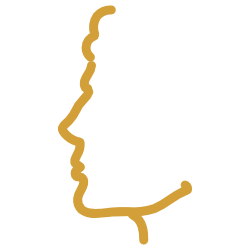 Facial profile procedures icon