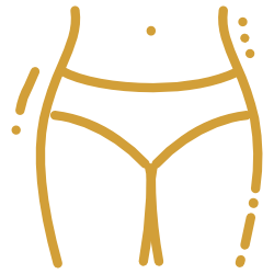 Line drawing of underwear.